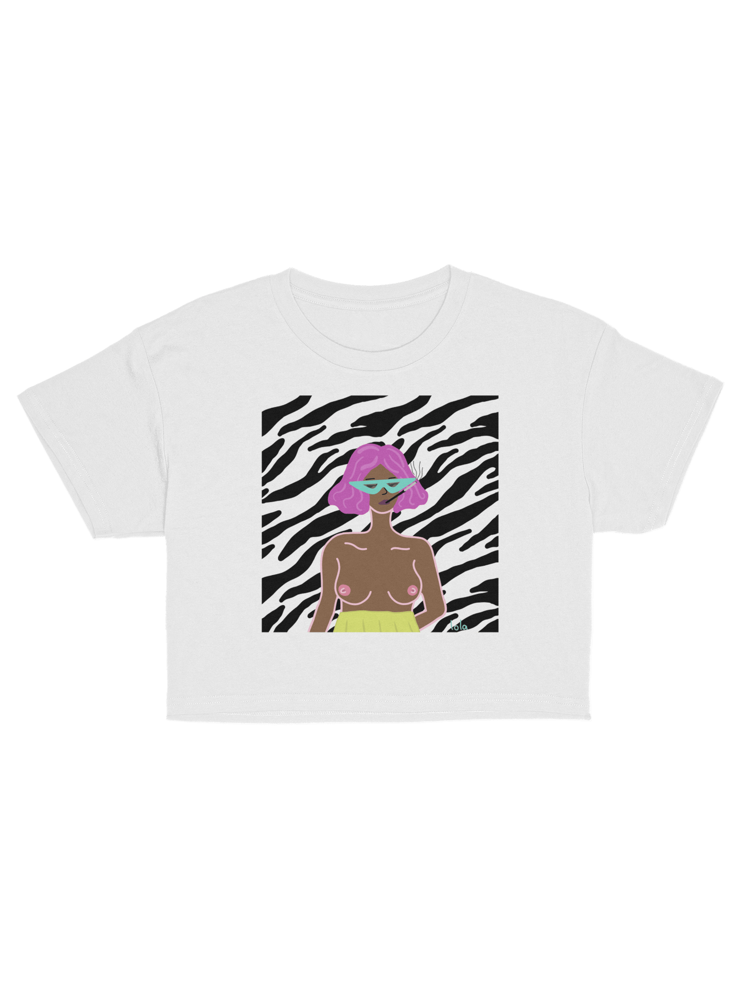 Girl in Zeeland Crop Tshirt